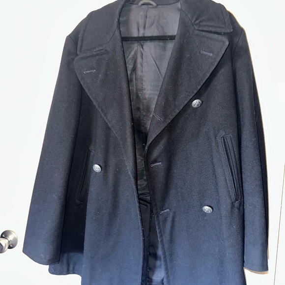 Original US Navy Military vintage Pea Coat